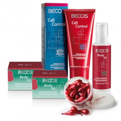 BODY FIT- cápsulas (28) + óleo refirmante de celulite & controle celular - esfoliante regenerador