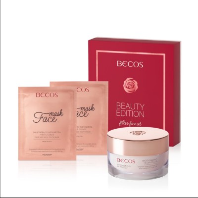 Becos Beauty Edition - Filler Set - Máscara Para Rosto E Pescoço + Creme Facial Preenchedor 