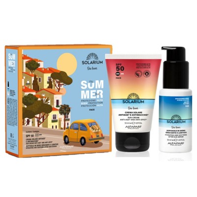 Solarium My Summer Duo- Creme Solar Anti-idade & Anti-manchas + Pós-sol Em Sérum Hidratante E Calmante 
