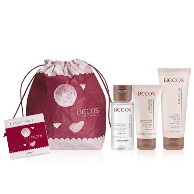 No Age Travel Set - Água Micelar+ Creme Anti-idade Pró Colágeno+ Creme Corporal Firmador 