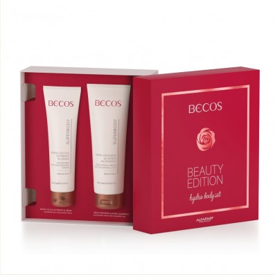BECOS Beauty Edition - Hydra Body Set- Gel de banho creme+Creme Corporal com Ácido Hialurônico 